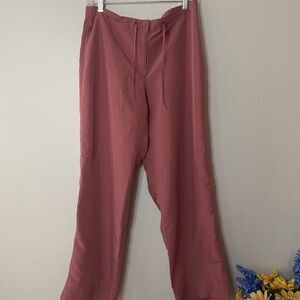 New York & company dusty rose rayon pants. Size 8, EUC. Please see description.